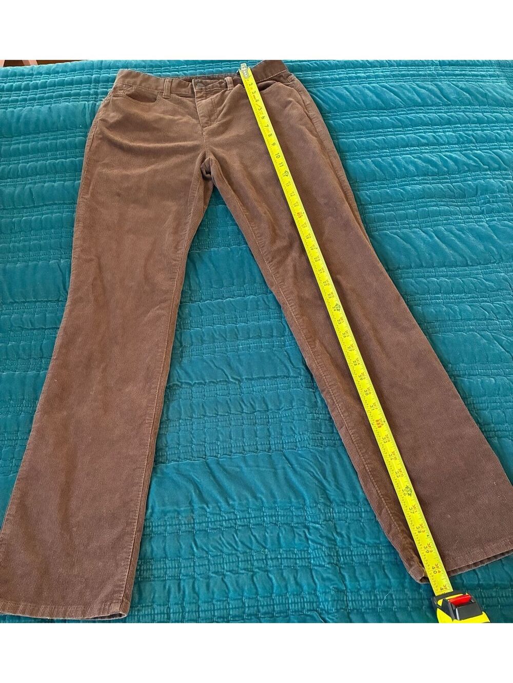 Talbots Heritage Brown Corduroy Pants Size 4
